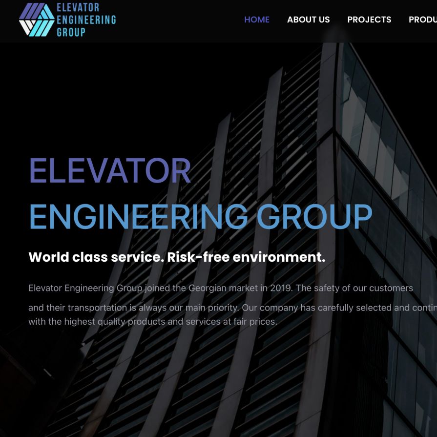 Marketing Website for ElenGroup